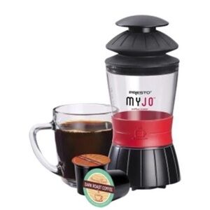PRESTO MYJO SINGLE CUP COFFEE MAKER, BLACK